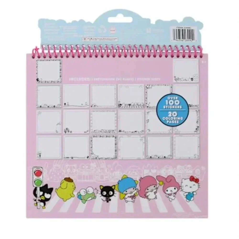 Sanrio Hello Kitty and friends sketchbook coloring book with stickers kids gift